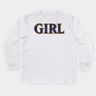 Baltimore GIRL!!! Kids Long Sleeve T-Shirt